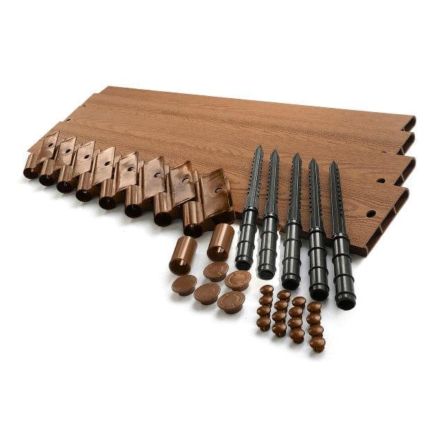 Classic Sienna Straight Playground Border 16’ – 1” profile